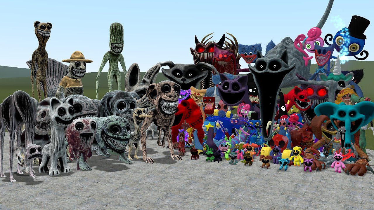 NEW ALL ZONOMALY MONSTERS VS ALL POPPY PLAYTIME CHAPTER 3-1