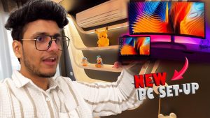 Nischay ka new PC set in new house