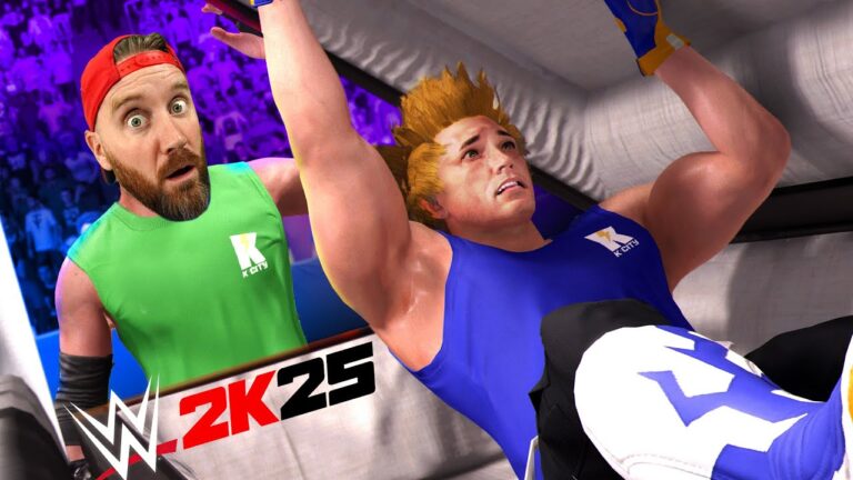 Buried Alive in WWE 2k25! (DadCity v Little Flash Part