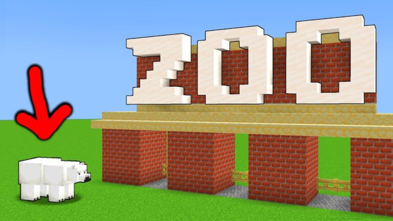 Minecraft: 15+ Zoo Build Hacks!