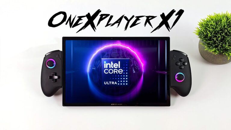 ONEXPLAYER X1 First Look! Hands On With The First Intel