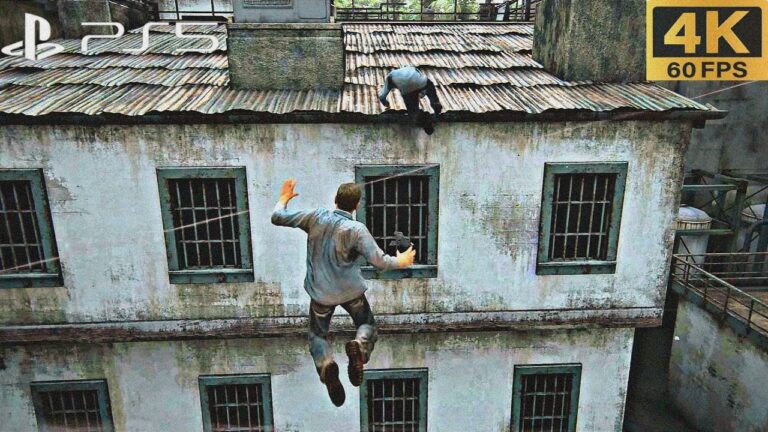 (PS5) Uncharted 4 prison Escape Scene| The most ICONIC Mission