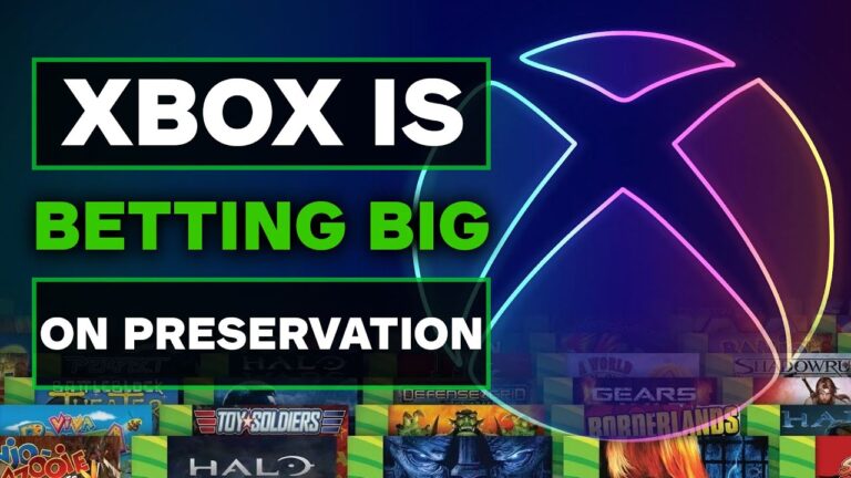 Xbox is Betting Big on Game Preservation