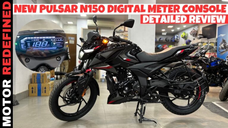 2024 Bajaj Pulsar N150 Dual Disc Bluetooth Console Review |