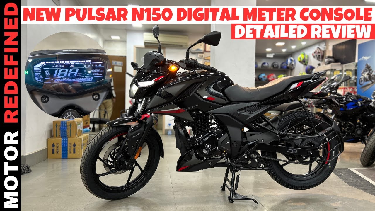 2024 Bajaj Pulsar N150 Dual Disc Bluetooth Console Review |