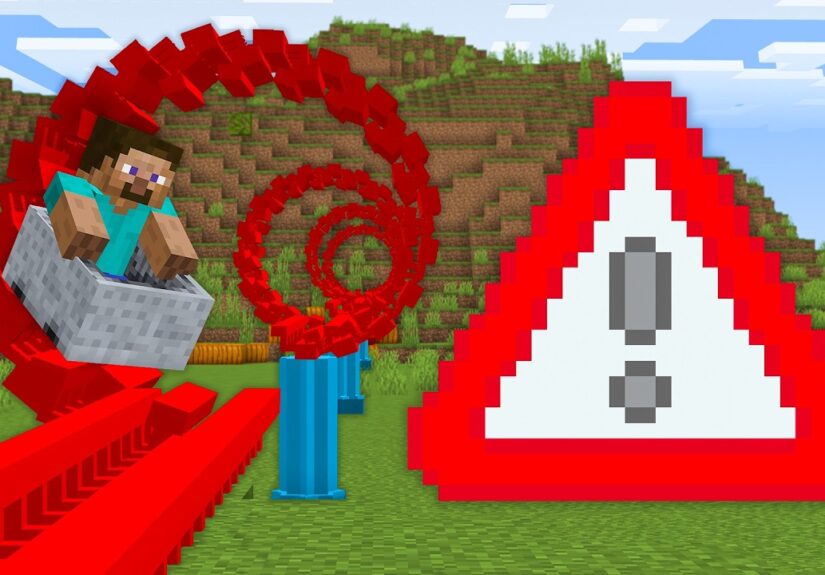 25 Minecraft Roller Coaster Ideas