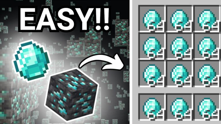 7 Ways To Find A LOT OF DIAMONDS In Minecraft