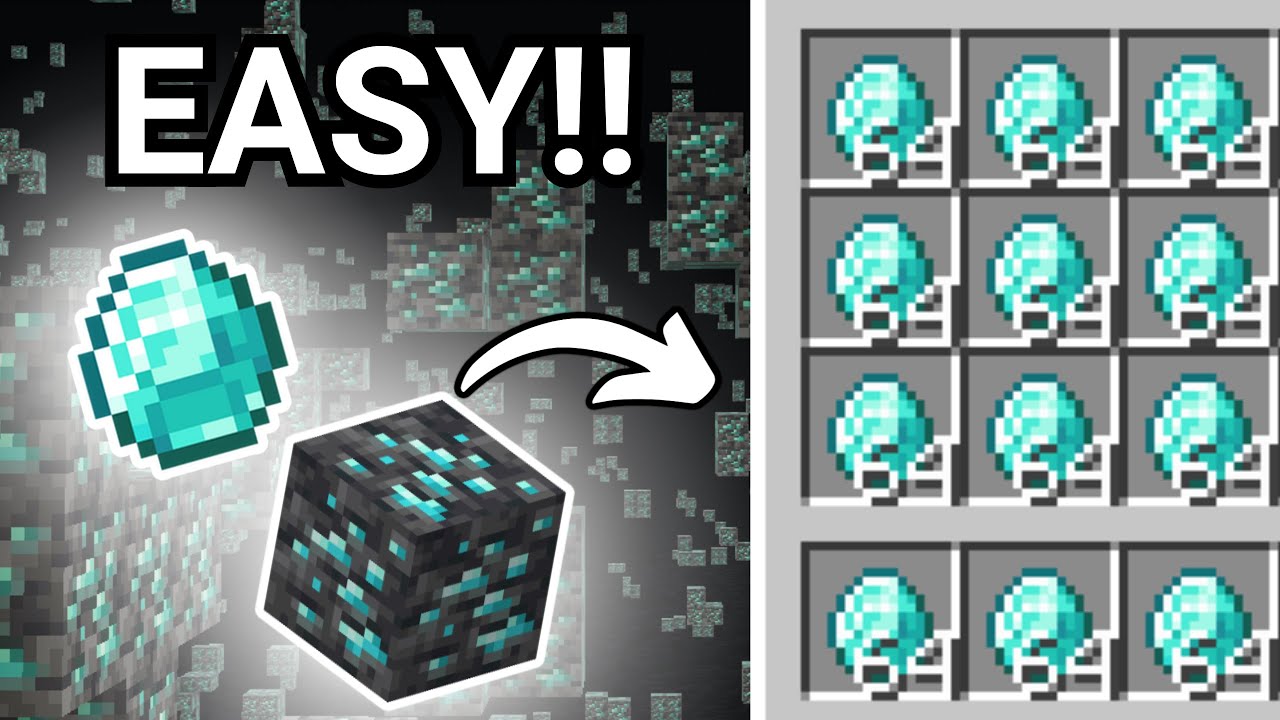 7 Ways To Find A LOT OF DIAMONDS In Minecraft