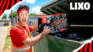 ACHEI UM NINTENDO SWITCH 2 NO LIXO!