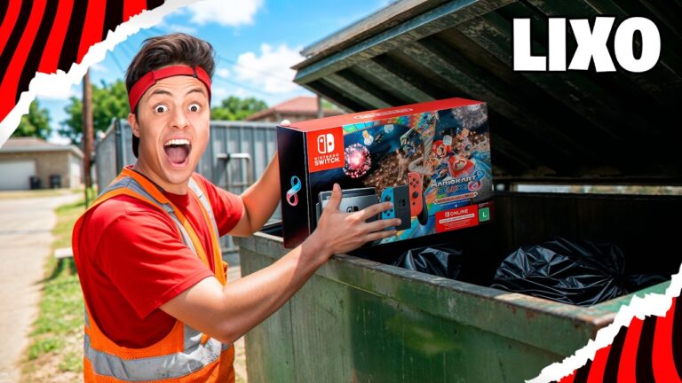 ACHEI UM NINTENDO SWITCH 2 NO LIXO!