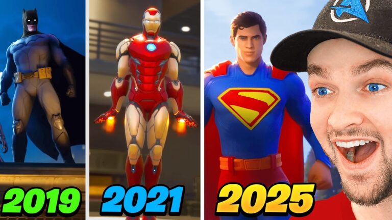 *ALL* Fortnite SUPERHERO Trailers! (Chapter 1 - Chapter 6)