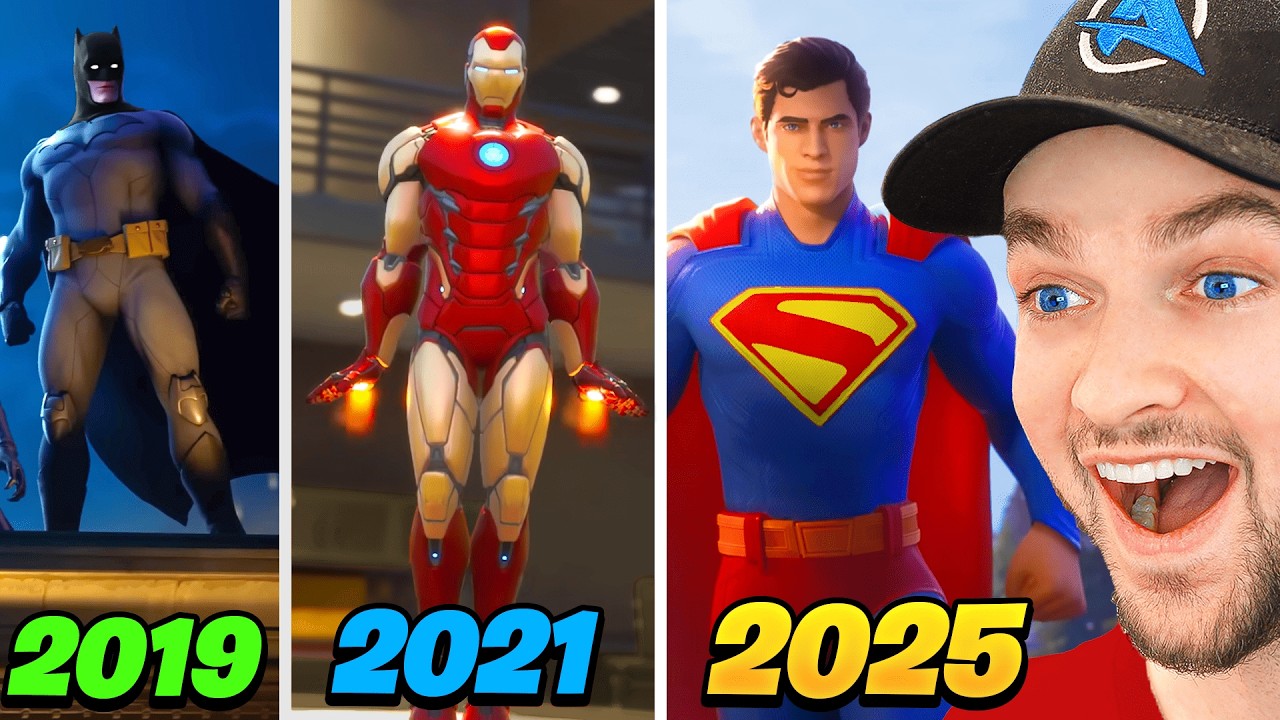 *ALL* Fortnite SUPERHERO Trailers! (Chapter 1 - Chapter 6)