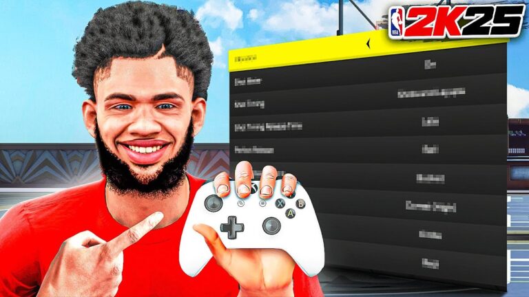 BEST SETTINGS, TIPS and TRICKS on NBA 2K25 (NEW SHOT