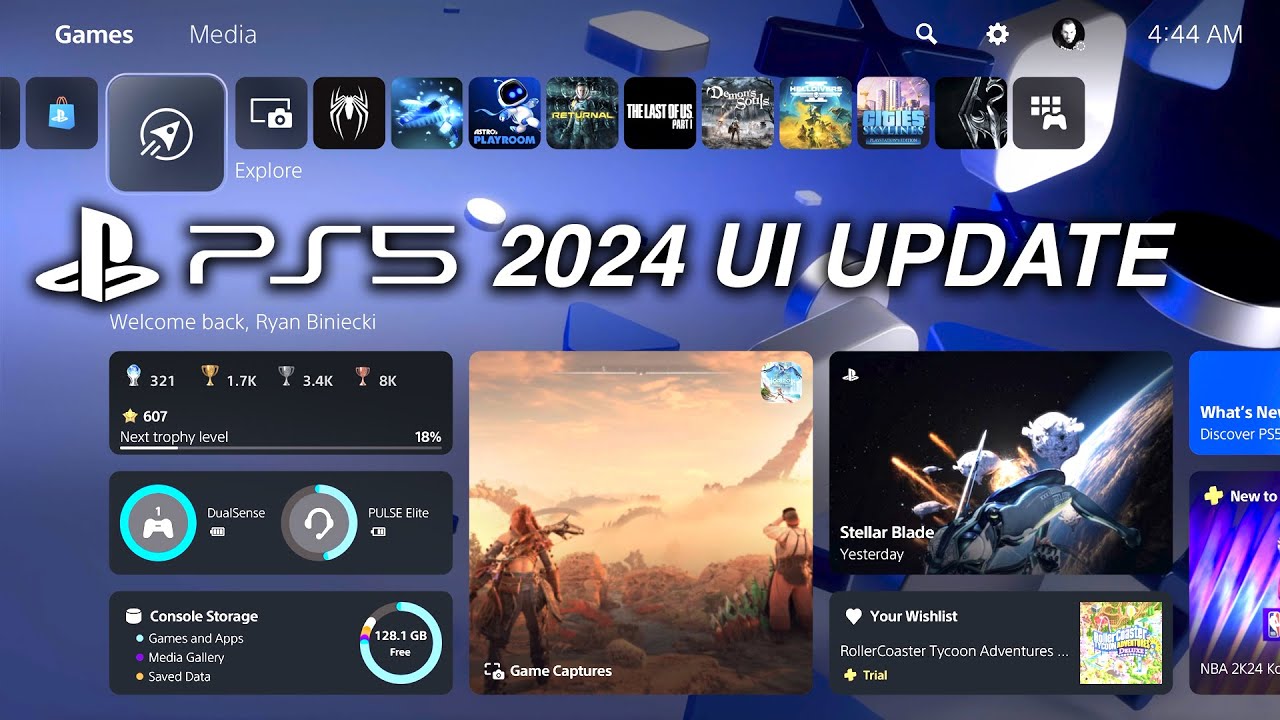BIG PS5 UI Home Screen Upgrade: Widgets, Friend Activities, Live