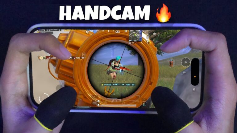 Best HANDCAM 4 Finger + Gyroscope | iPhone 14 Pro