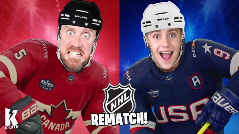 Fight Fest! Dad vs Son in NHL 25 (Team USA