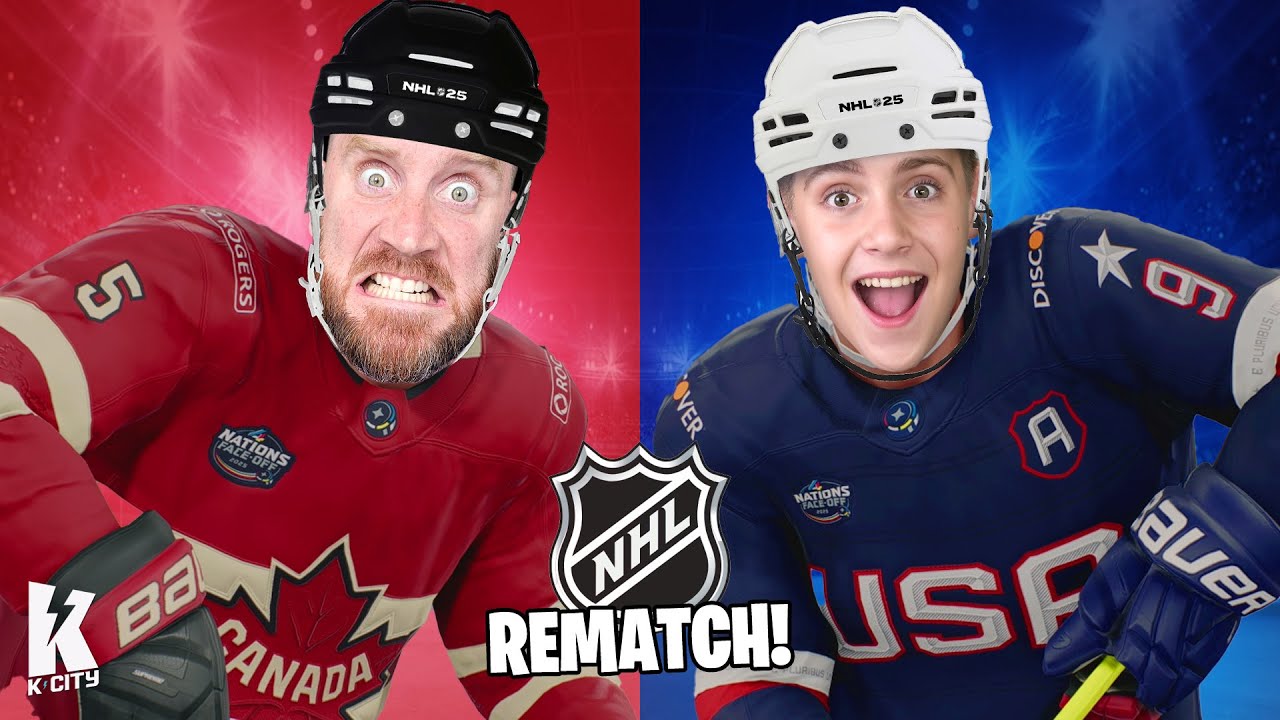 Fight Fest! Dad vs Son in NHL 25 (Team USA