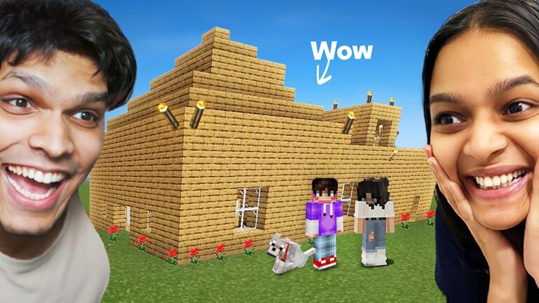 Finally New Ghar Ban Gaya Minecraft Mein 😍