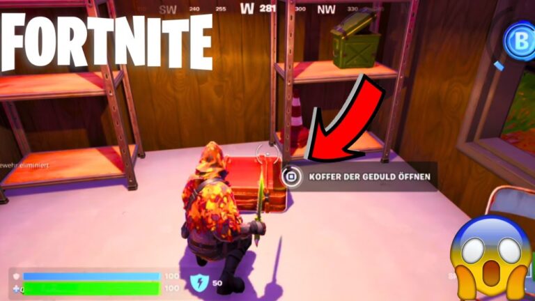 Fortnite C6S3: Koffer der Geduld - Wir öffnen den KOFFER