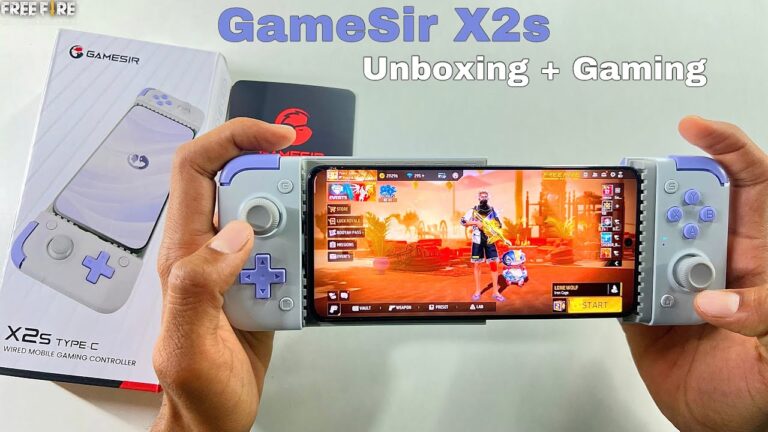 Gamesir X2s mobile gaming controller unboxing and gaming play all