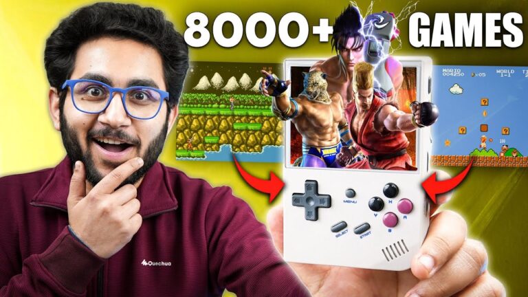 Handheld Retro Emulator Gaming Console With Dual OS : Anbernic