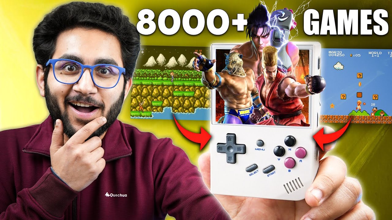 Handheld Retro Emulator Gaming Console With Dual OS : Anbernic