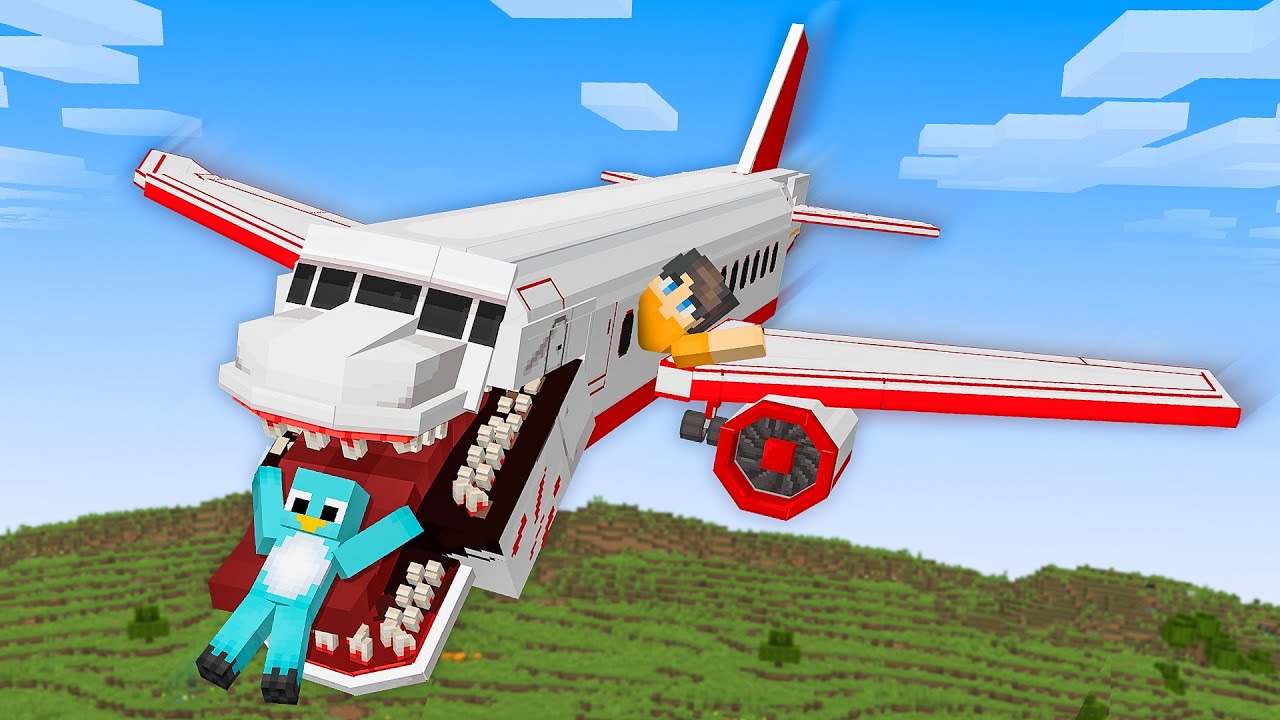 I Pranked My Friend with Airplanes in Minecraft