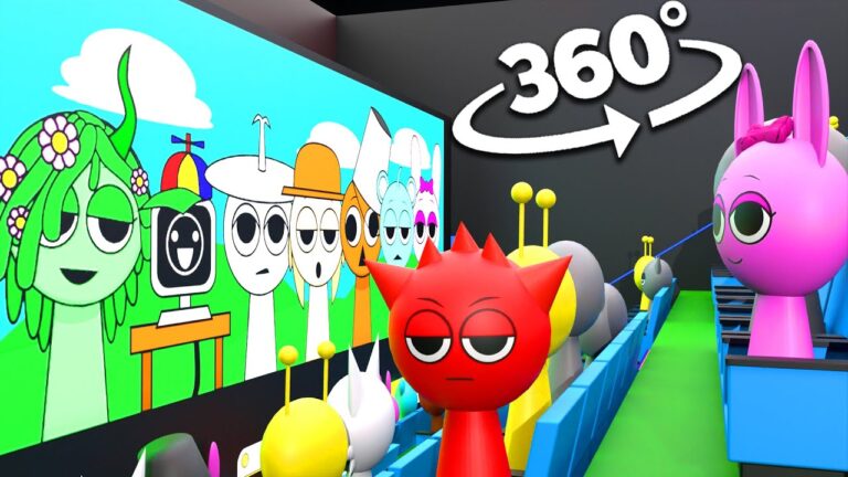 Incredibox Sprunki 360° - CINEMA HALL | 4K | VR