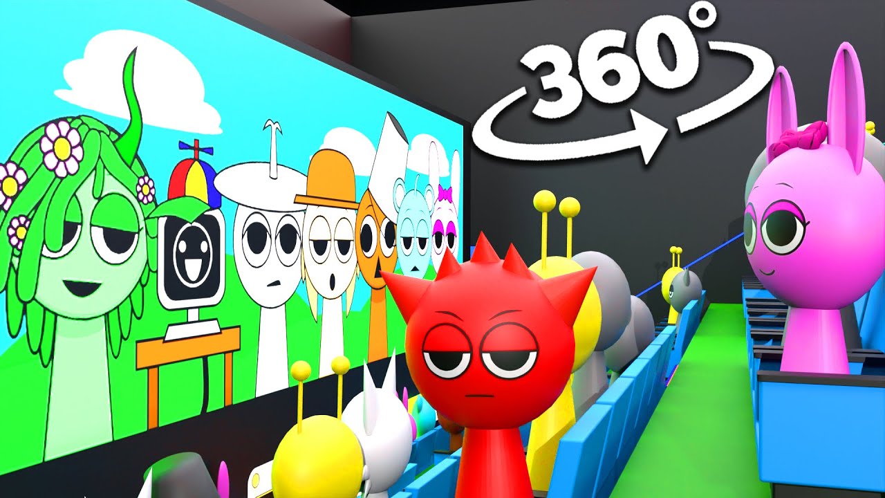 Incredibox Sprunki 360° - CINEMA HALL | 4K | VR