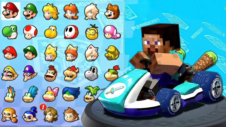 Mario Kart 8 Duluxe - All Minecraft Special Map With