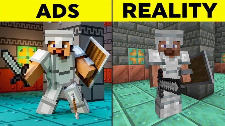 Minecraft Trailer vs Reality 2