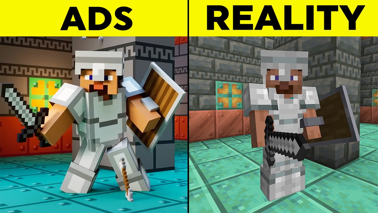 Minecraft Trailer vs Reality 2
