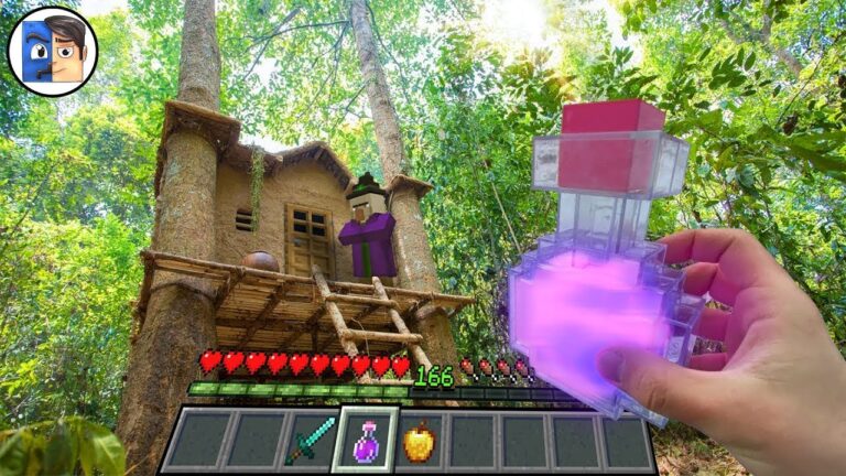 Minecraft in Real Life MOVIE REALISTIC WITCH HOUSE in Minecraft