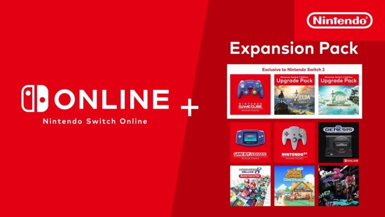 Nintendo Switch Online and Nintendo Switch Online + Expansion Pack