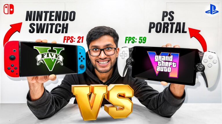 Nintendo Switch VS PS Portal (Which is Best Gaming Handheld
