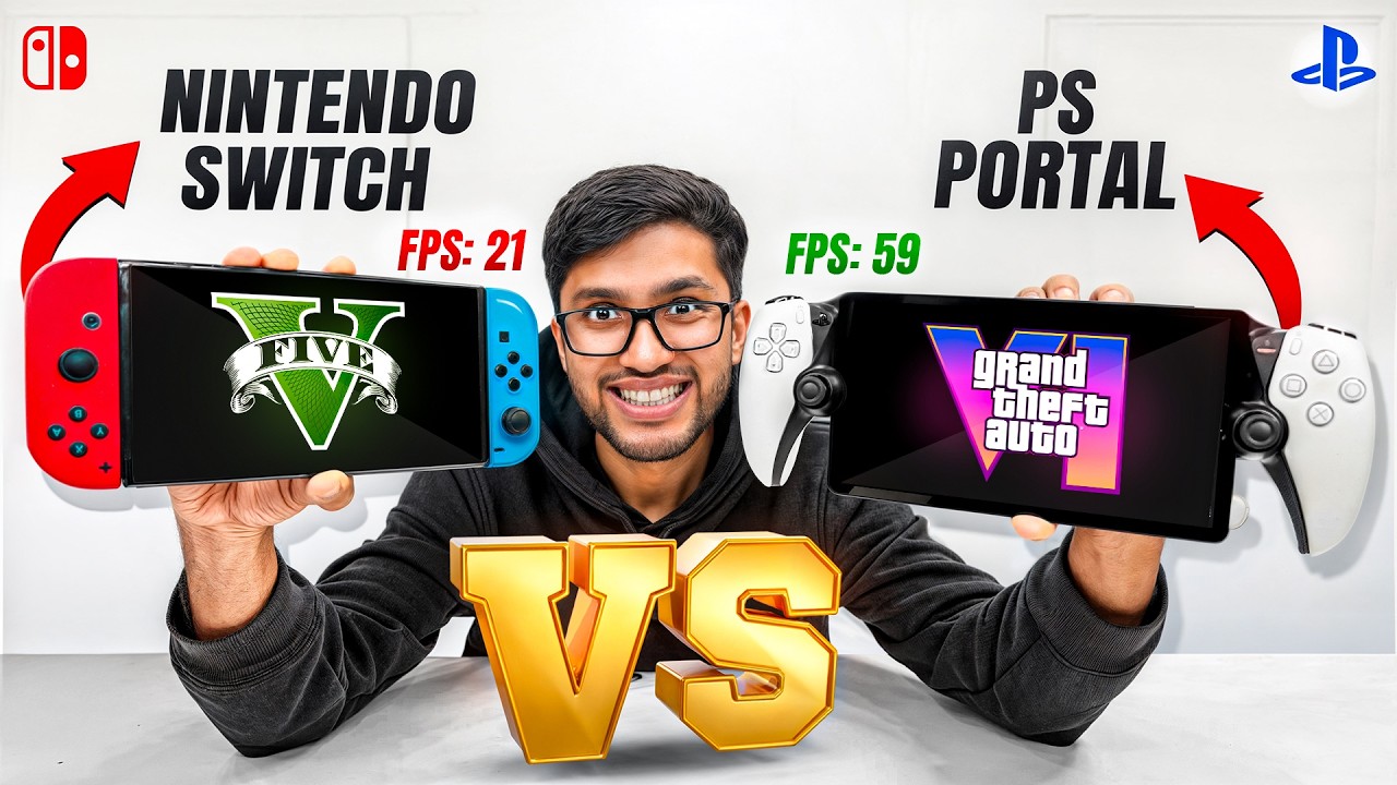 Nintendo Switch VS PS Portal (Which is Best Gaming Handheld