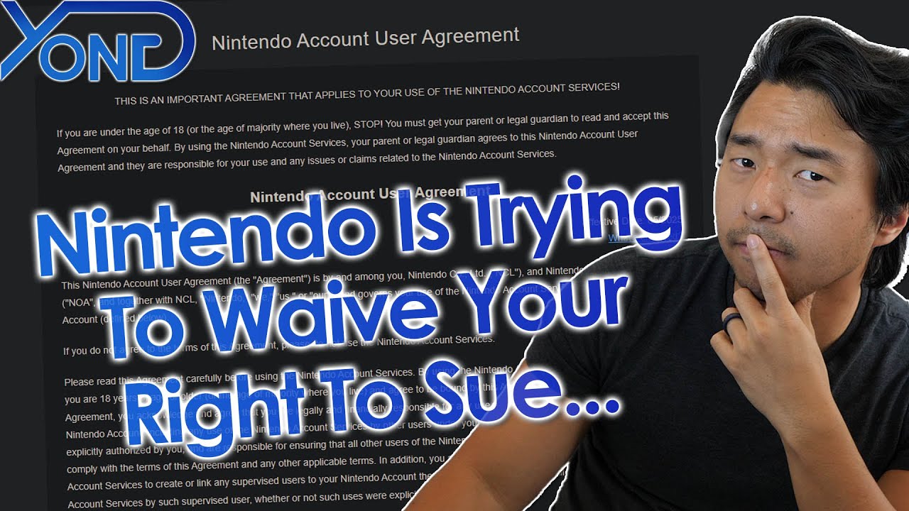 Nintendo's Updated EULA Tries To Waive Your Right To Class