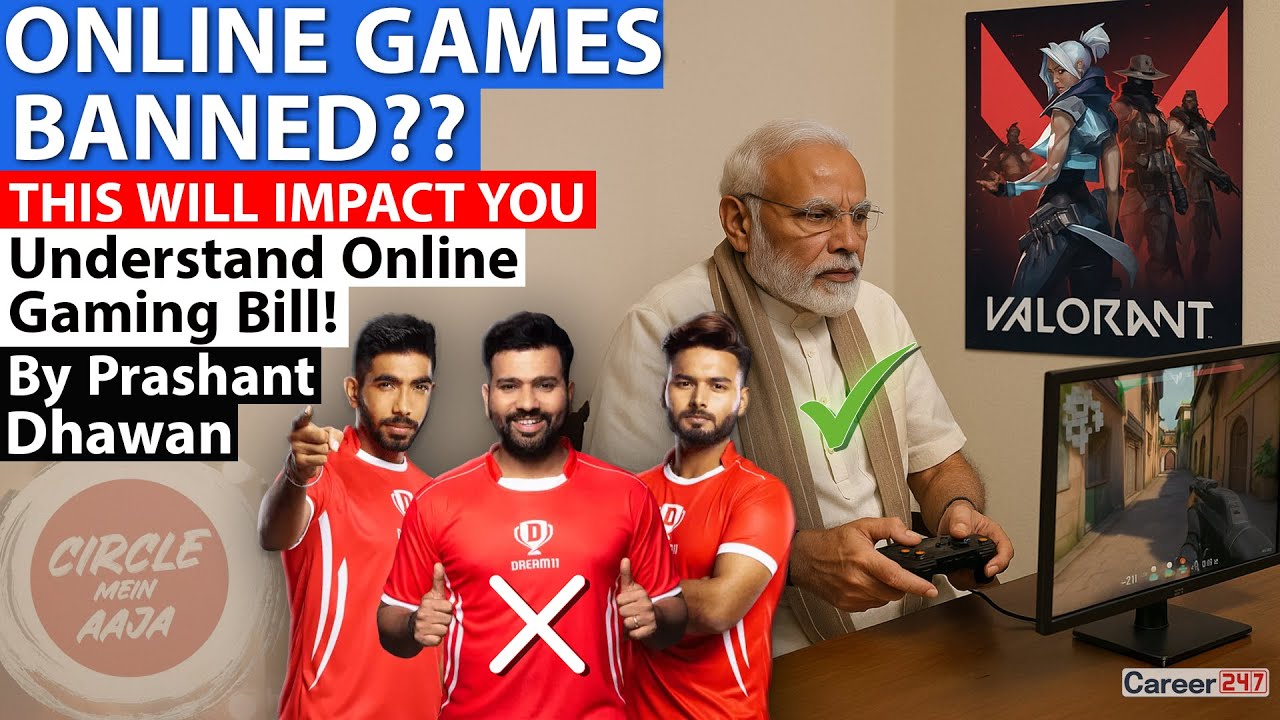 ONLINE GAMES BANNED? THIS WILL IMPACT YOU | Understand Online Gaming Bill!