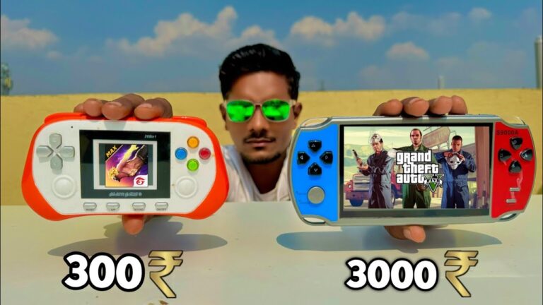 Rs 300 Vs 30,000 Handheld Video Game Unboxing & Testing