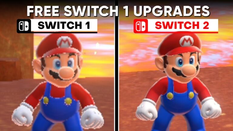 Switch 1 Free Upgrades Tested on Switch 2 - Mario