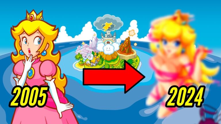 ALL Princess PEACH Game Trailers (2005-2024)
