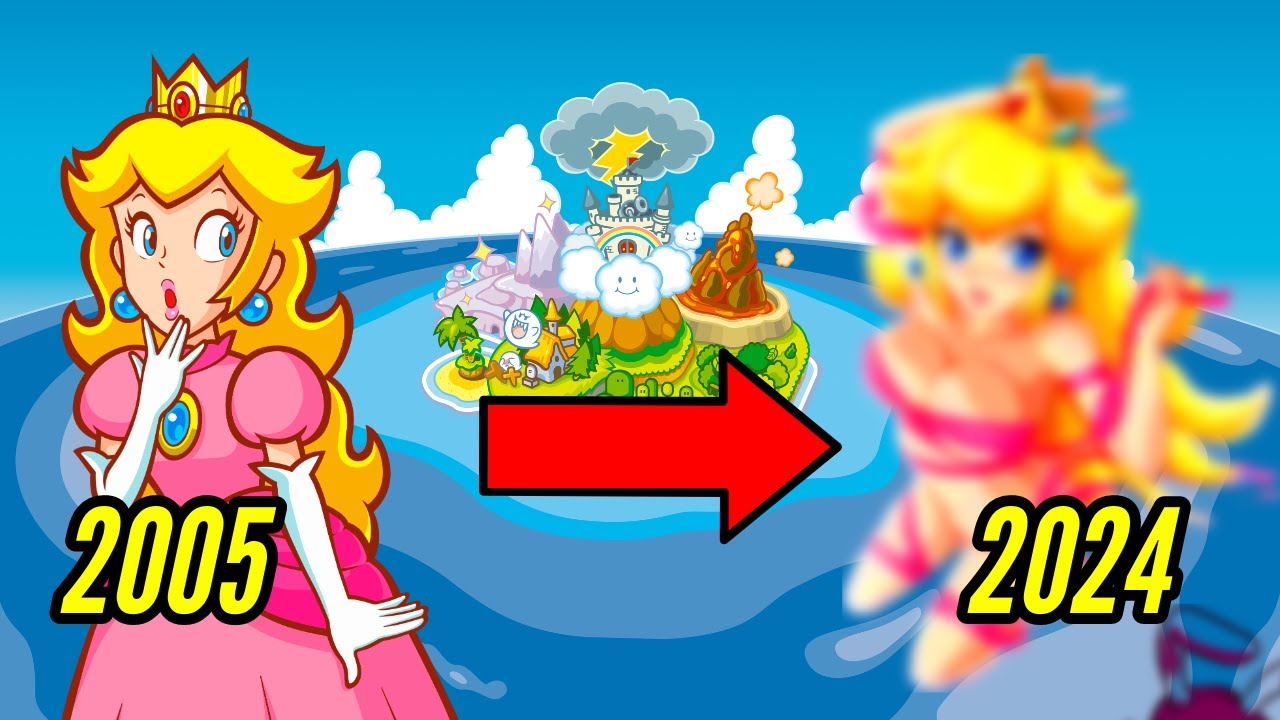 ALL Princess PEACH Game Trailers (2005-2024)