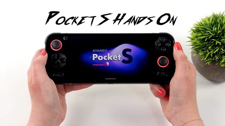 AYANEO Pocket S First Look! An incredibly Powerful Ultra Thin
