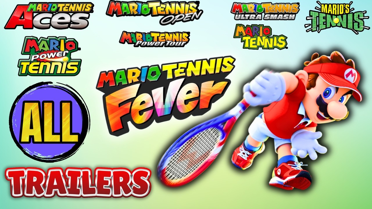 All Mario Tennis Game Trailers (1995-2026)
