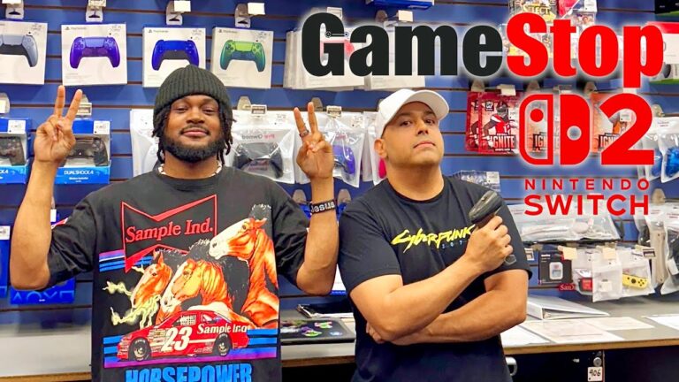 DASHIE AND CORY TAKEOVER GAMESTOP COPS SHOW UP!!! [NINTENDO SWITCH