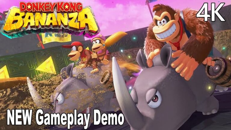 Donkey Kong Bananza NEW GAMEPLAY Demo 4K