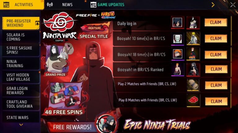 EPIC NINJA TRIALS NEW EVENT | ALL ABILITY UPDATES 😳