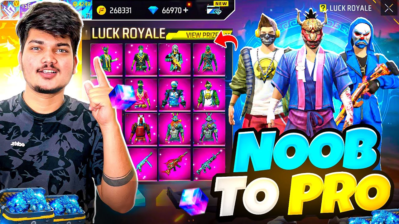 FREE FIRE 100% LUCK ID GOT EVERYTHING IN CHEAP DIAMONDS