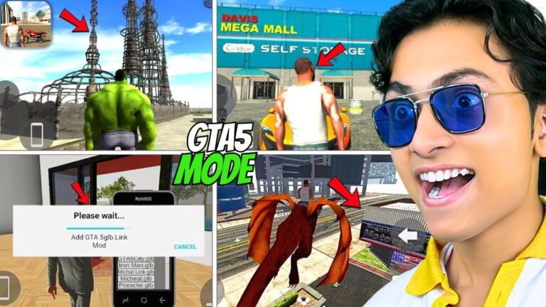 Finally GTA5 CITY in INDIAN BIKE DRIVING 3d🤩 NEW UPDATE