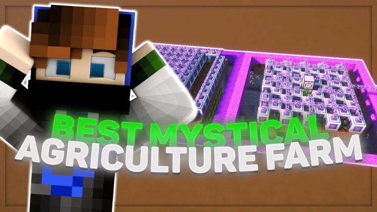 How Build the BEST Mystical Agriculture Farm in All The